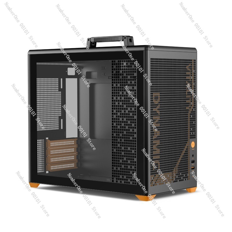 Case Mesh Panel - علبة كمبيوتر محمولة MATX مع نافذة