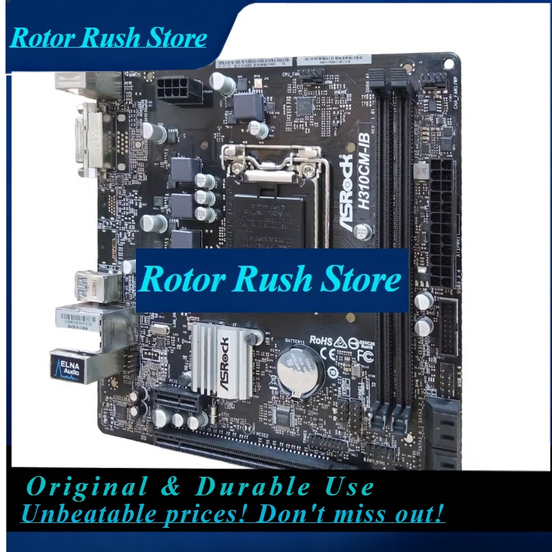 Intel Cpu Core I5 - لوحة أم RoRuSASRock H310CM-HDVM تدعم معالجات