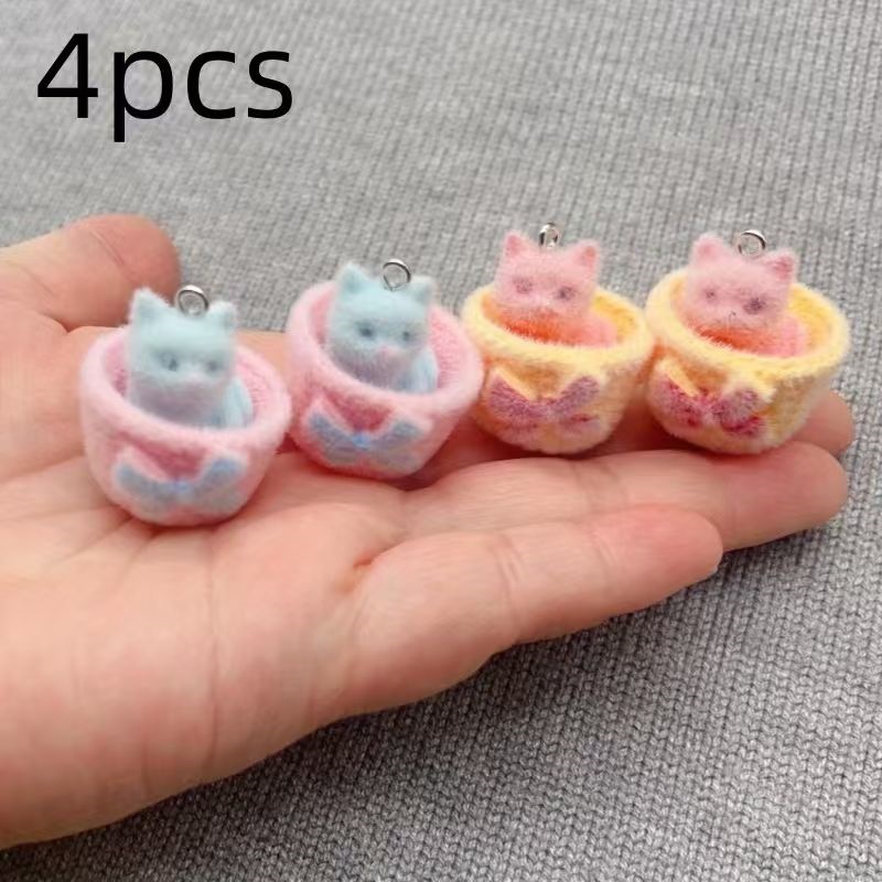 4 قطع من قلادات القطط ثلاثية ا - مراجعة Gaming Accessories Gifts وسعره