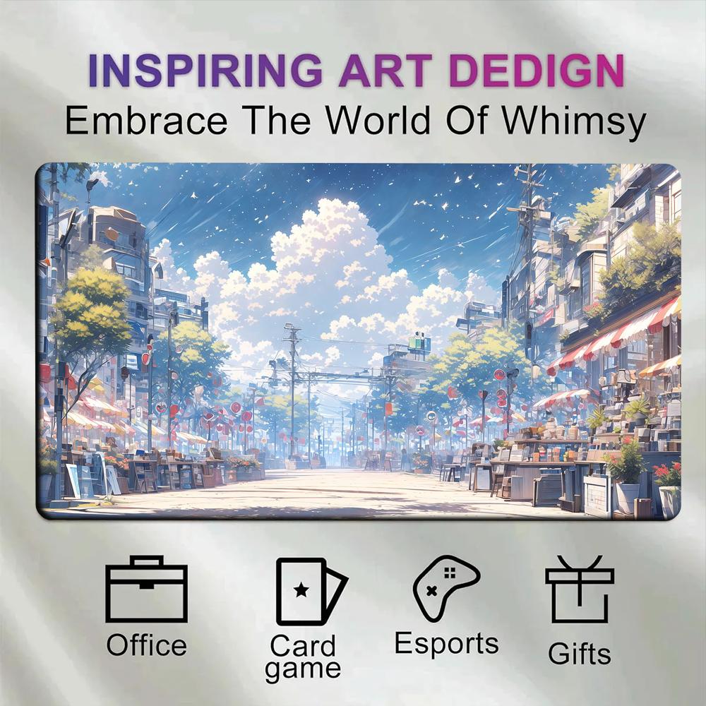 سجادة فأرة كبيرة بتصميم مشهد ح - مراجعة Gaming Accessories Market وسعره