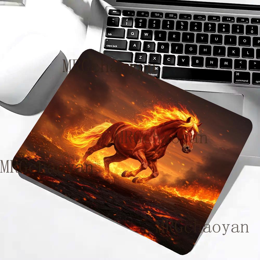 لوحة ماوس بنمط حصان النار، مطا - مراجعة Gaming Accessories For Gaming Desk وسعره