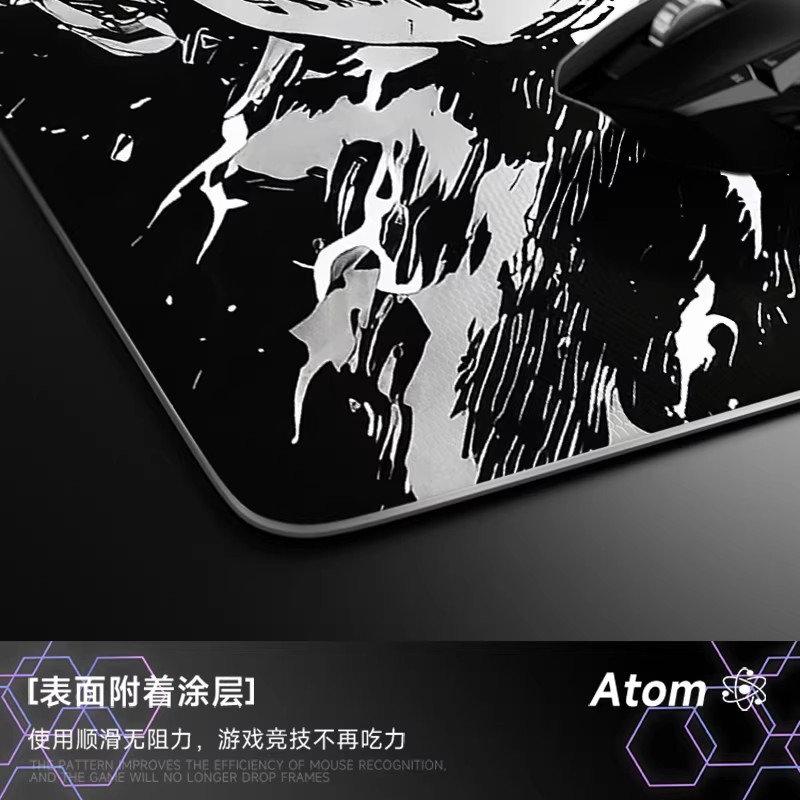 ATOM لوحة ماوس زجاجية نمط التخ - مراجعة Gaming Accessories For Gaming Desk وسعره