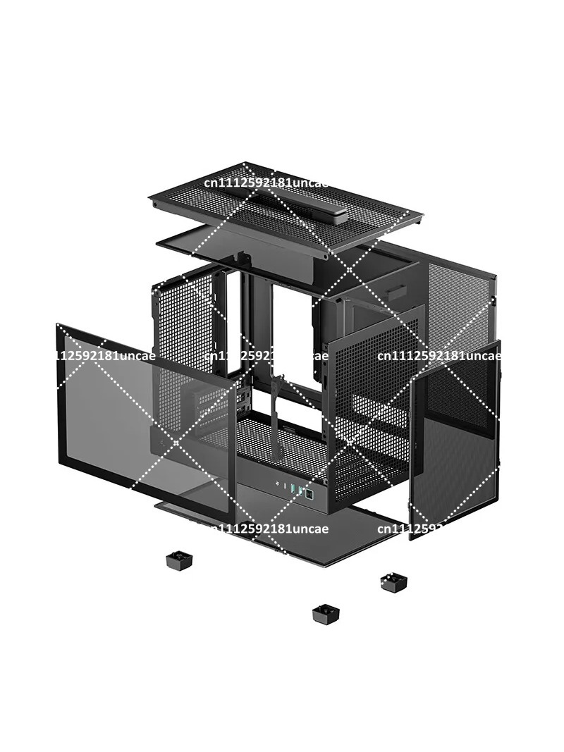 علبة كمبيوتر محمولة ITX مع لوح - مراجعة Case Mesh Panel وسعره