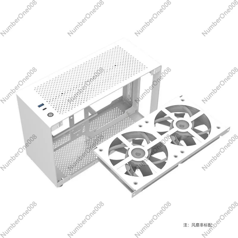 هيكل ألومنيوم A4 ITX أبيض، إطا - مراجعة Case Mesh Panel وسعره