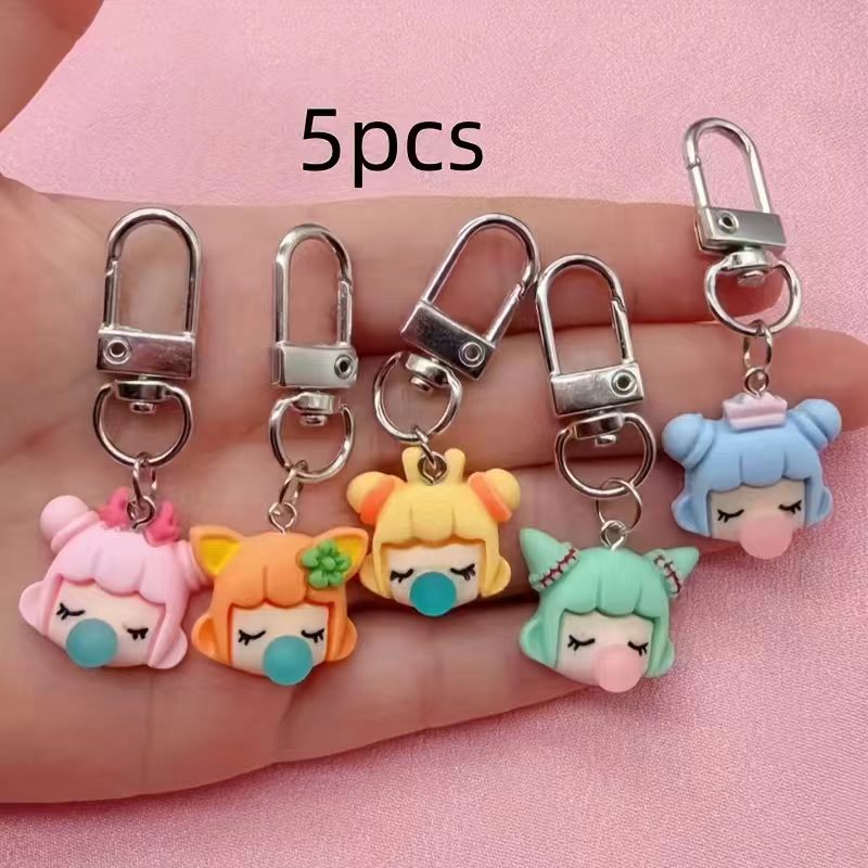 5 قطع من سلاسل المفاتيح المصنو - مراجعة Gaming Accessories Gifts وسعره