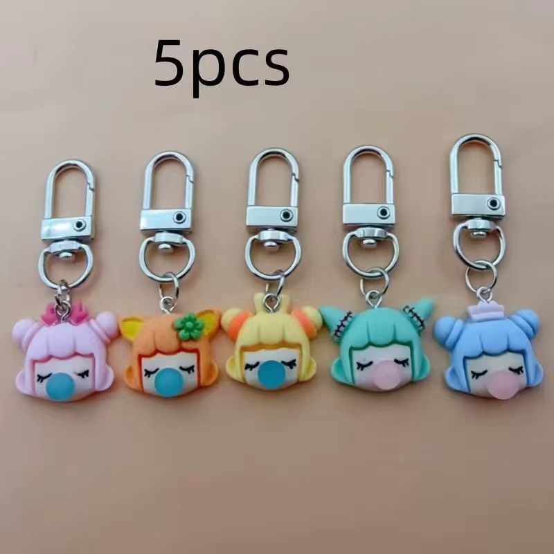 5 قطع من سلاسل المفاتيح المصنو - مراجعة Gaming Accessories Gifts وسعره