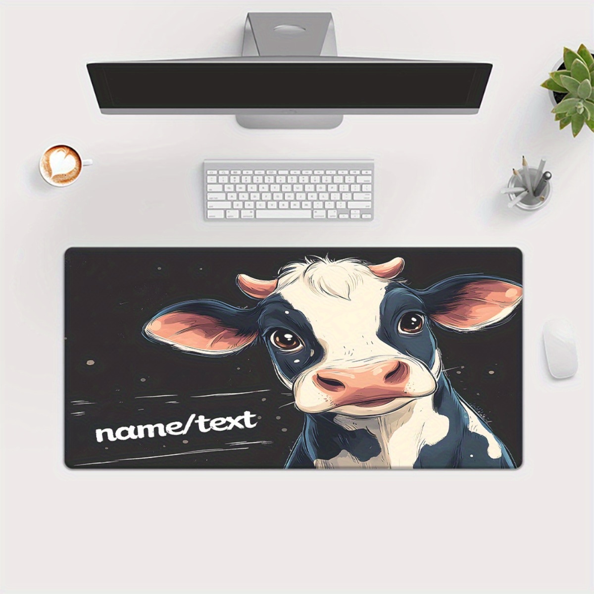 لوحة ماوس كرتونية على شكل بقرة - مراجعة Gaming Accessories Name وسعره