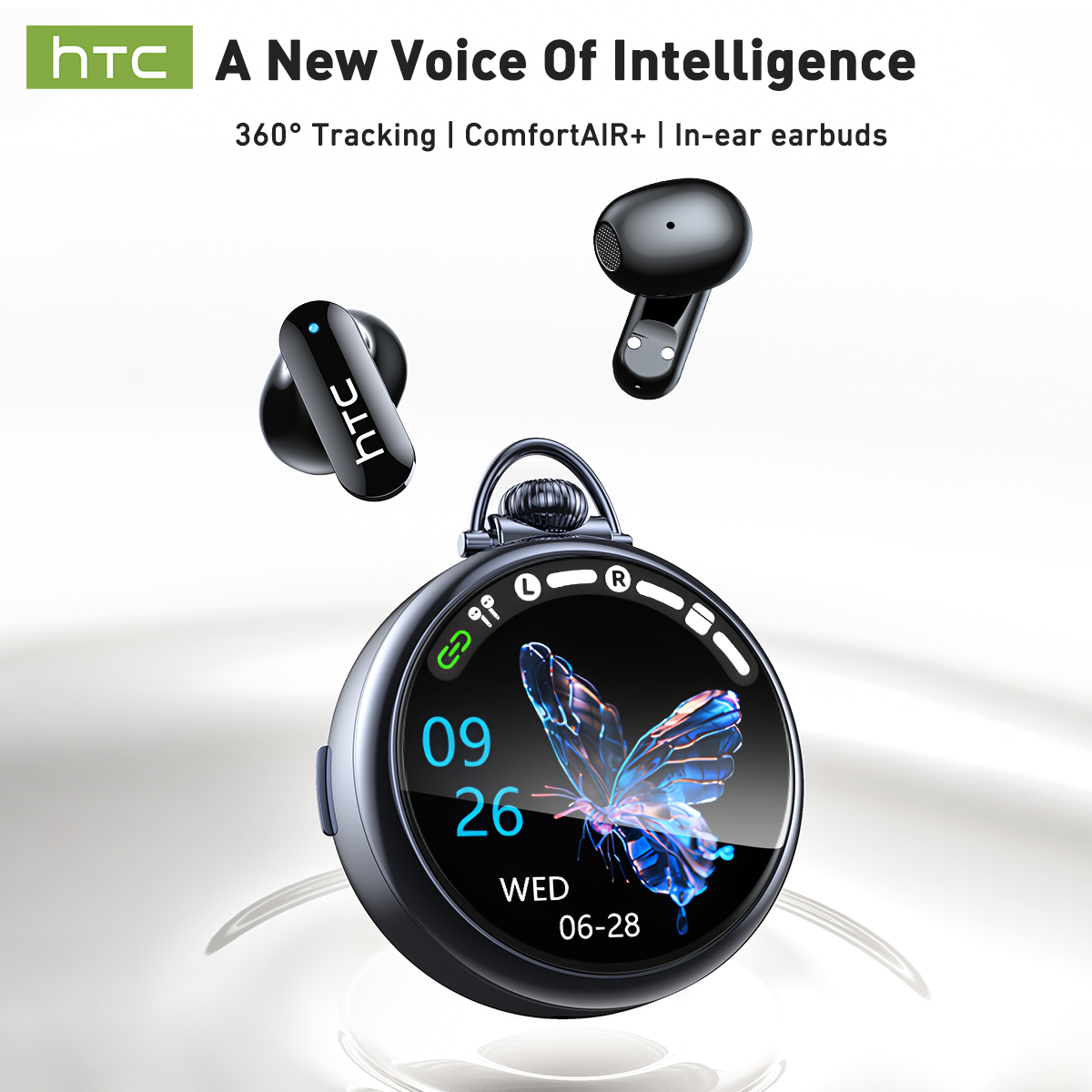 سماعات أذن لاسلكية حقيقية HTC  - مراجعة Gaming Accessories Monitor وسعره